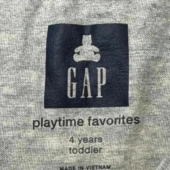 GAP - Gray Rainbow Stripe Short Sleeve Casual Top boys size 4 - Picture 3 of 4